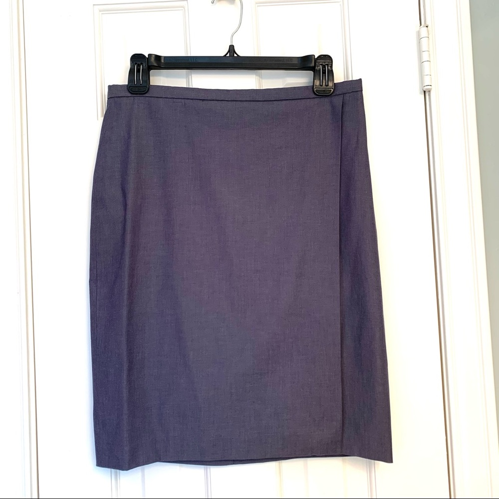 Ann Taylor Blue Pencil Skirt